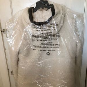 Levi’s White Teddy Bear Coat